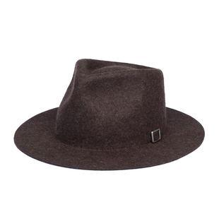 爵士帽混色复古英伦风设计师小众毡帽女帽 新款 阿美咔叽礼帽男硬版