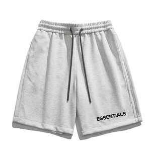 ESSENTIALS官网卫裤短裤FOG美式高街潮牌运动五分裤男2024夏季