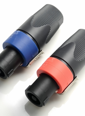 吉诚SPEAKON NL4FC欧姆接头 音响 四芯专业 音箱插头 音响线接头