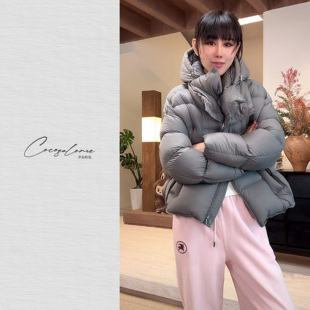 短款 COCOSALOME 洋气休闲装 立领连帽冬季 羽绒服0639 云感泡芙