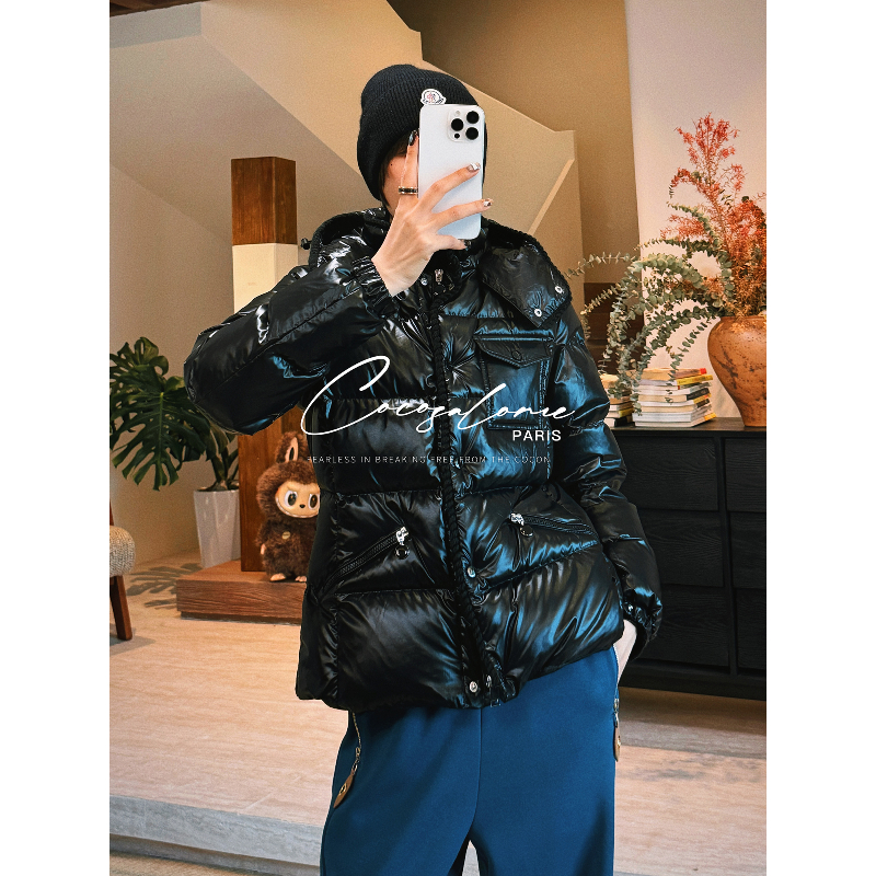 90白鹅绒重磅充绒收腰显瘦羽绒服