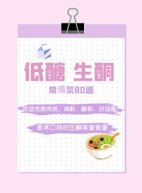 低醣生酮常备菜80道生酮饮食食谱做法健康管理师常用资料瘦体美容