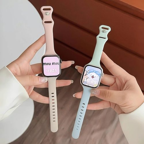适用iwatch手表蝴蝶扣表带