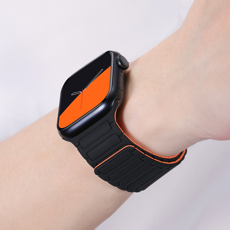 苹果iwatch硅胶磁吸夏天防水运动