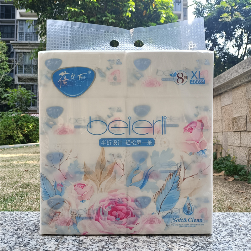 风韵4层大规格抽取式面巾纸