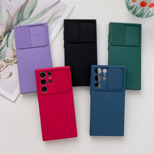 S20FE A33 A23防摔A54 三星s23ultra推窗手机壳适用s22 5G保护套 A52 液态磨砂s21fe A53 新款