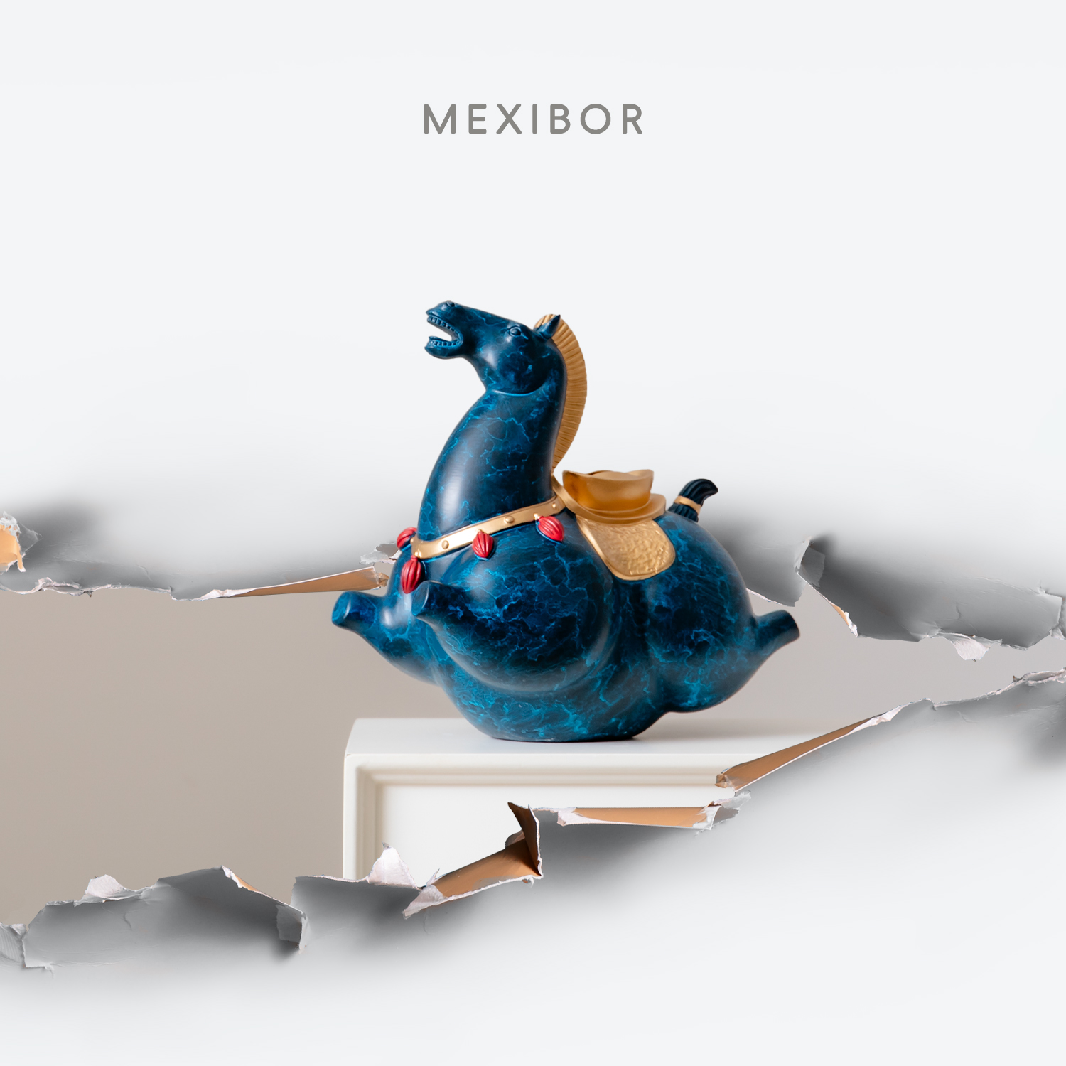 马上有钱存钱罐招财摆件