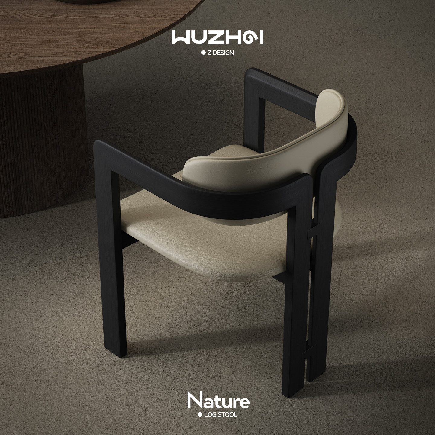 吾宅原创丨中古风家用岛台实木椅子软包靠背扶手围椅意式极简餐椅,住宅家具,餐椅,淘宝优惠券,粉丝福利购,淘宝优惠卷