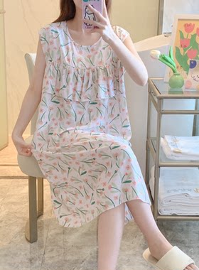 背心宽松家居服学生睡衣可外穿