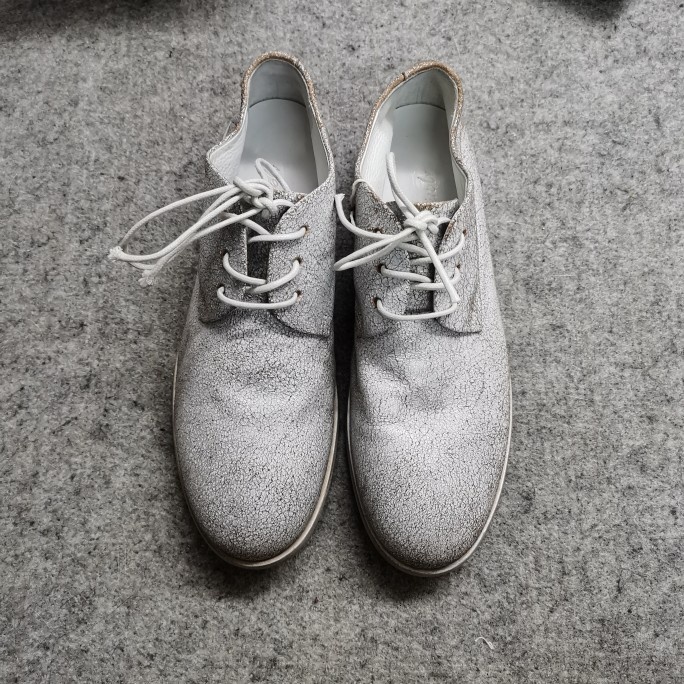 marsell德国做旧中性风单皮鞋