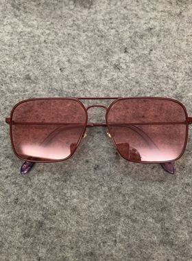 墨镜美国金属双梁大方框太阳眼镜