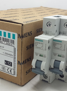 全新原装正品西门子小型断路器1P6A 5SY6106-7CC 空开 5SY61067CC