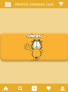 可爱卡通眼镜盒便携防压随身近视镜眼睛皮盒子墨镜学生收纳情侣