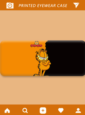 可爱猫咪眼镜盒便携防压随身近视镜眼睛皮盒子墨镜学生收纳情侣