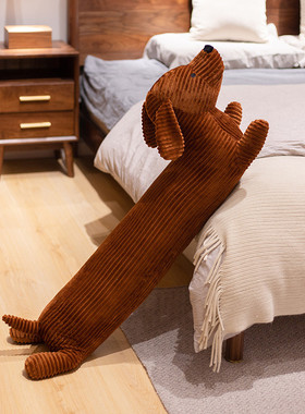 INS风可爱腊肠狗柴犬狐狸公仔女生睡觉夹腿抱枕长条枕头床上玩偶