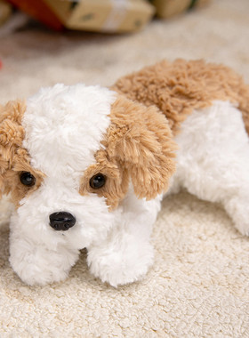 可爱趴趴狗公仔小狗毛绒玩具拉布拉多安抚玩偶睡觉抱娃娃儿童礼物