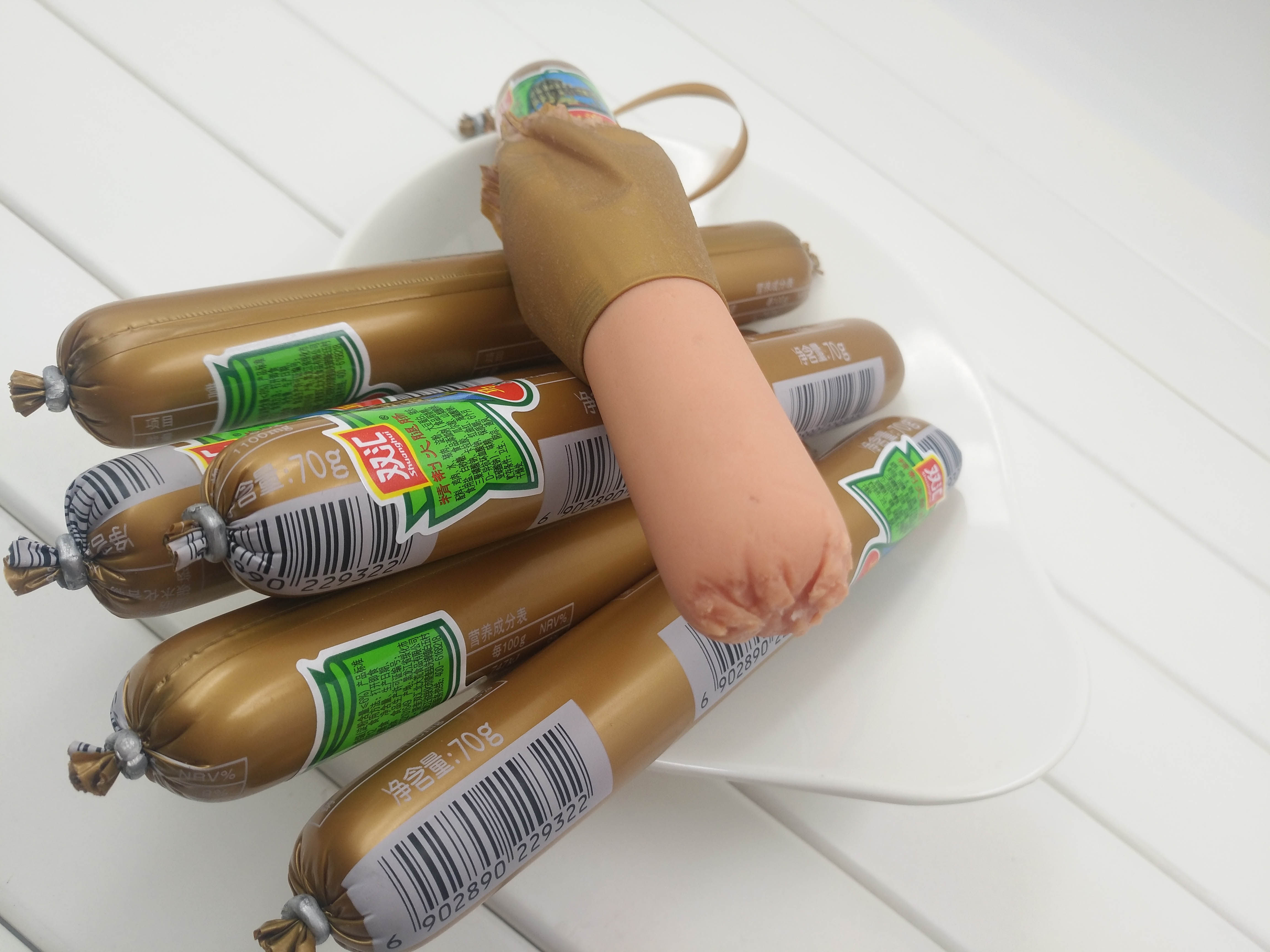 包邮东北特产零食即食香肠精制烧烤火腿肠双汇马可波罗肠60g90g克