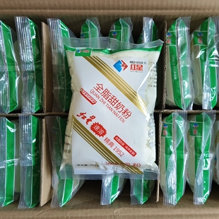 红星全脂甜奶粉350克整箱装 中老年营养健康青少年全家