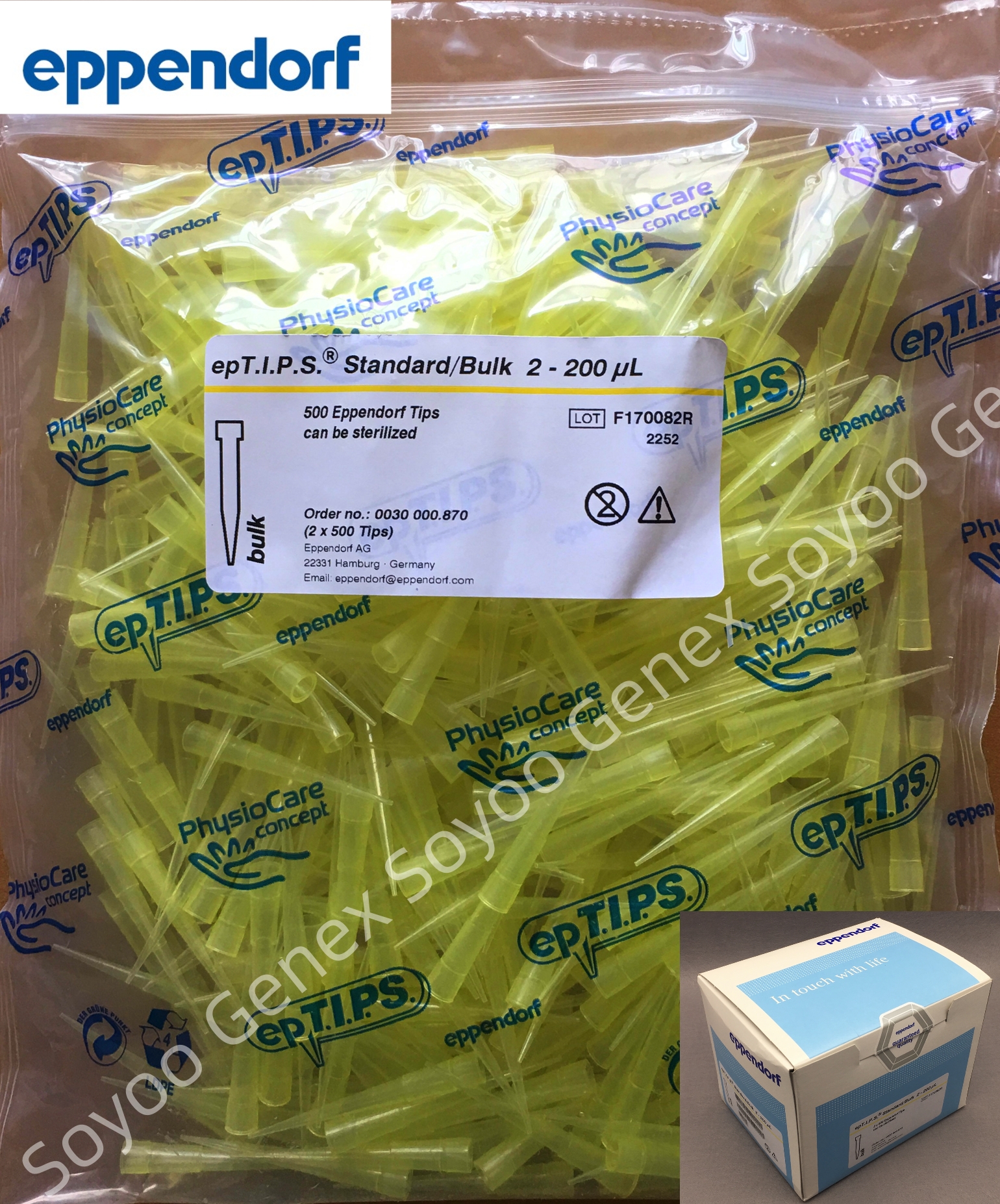 0030000870艾本德袋装吸头200ul