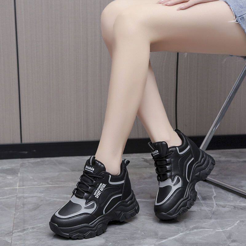 老爹鞋女秋季2022新款韩版厚底增高显瘦百搭轻便网红休闲运动女鞋