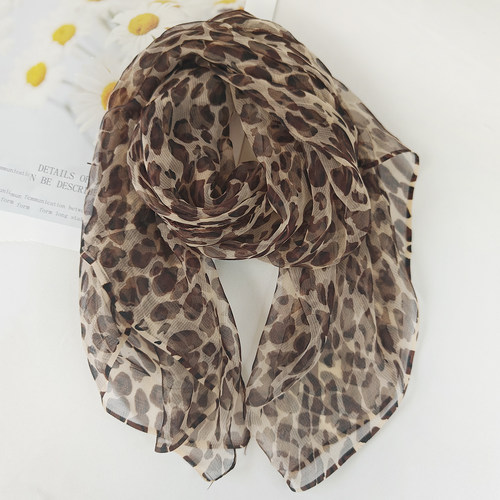 春秋护颈高档新款小纱巾时尚百搭