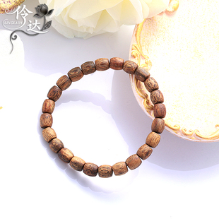 复古风沉香木珠手串男女款 高级感佛珠手链 新中式