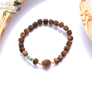 天然沉香木手串男女款 佛珠文玩木质珠子手链