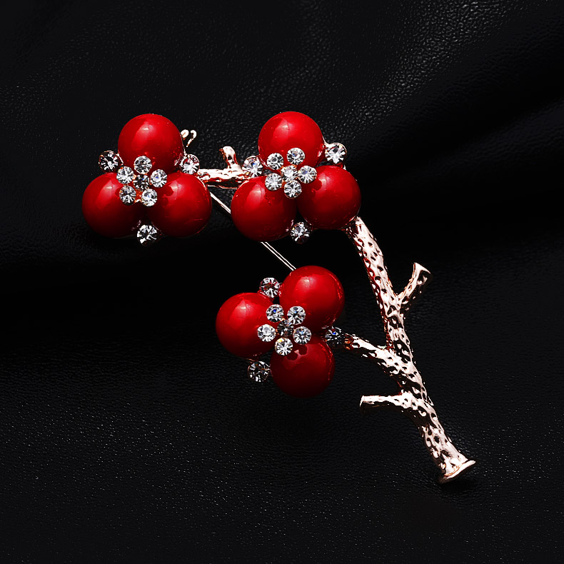 Broche femme LINGLADY en Zircon diamant - Ref 1173462 Image 4