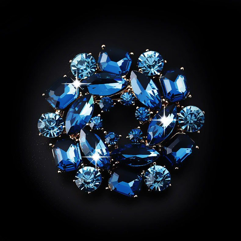 Broche femme LINGLADY en Zircon diamant - Ref 1185589 Image 4