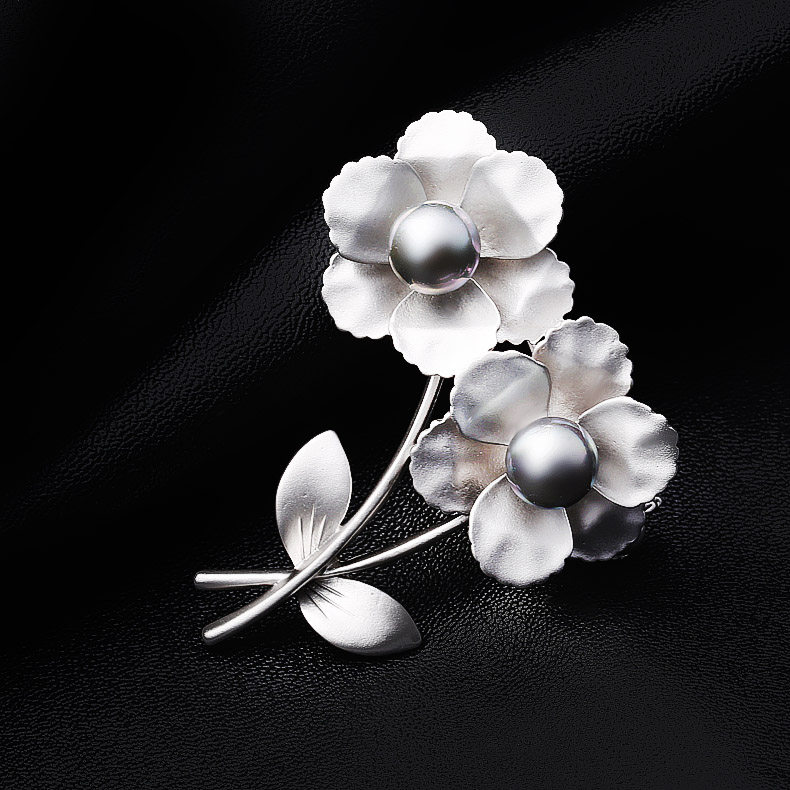 Broche femme LINGLADY en Zircon diamant - Ref 1171556 Image 3