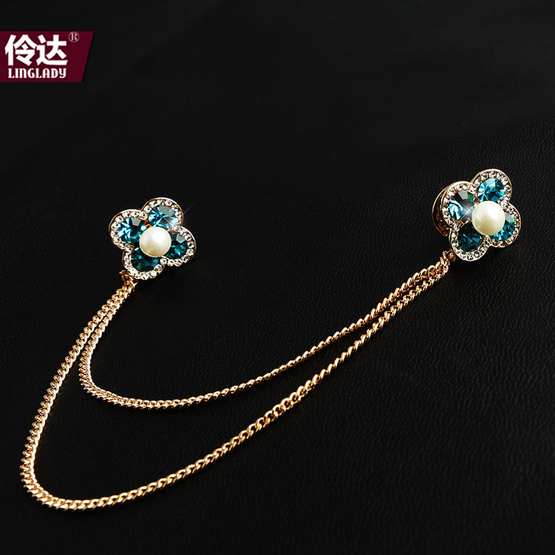 Broche femme LINGLADY en Zircon diamant - Ref 1176358 Image 3