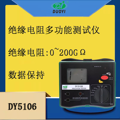 绝缘电阻多功能测试仪高电压数字表 5000V 可充电多一DY5103