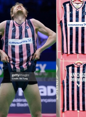25胜利T-55090/T-55091丹麦安东森同款羽毛球服大赛服无袖款印字