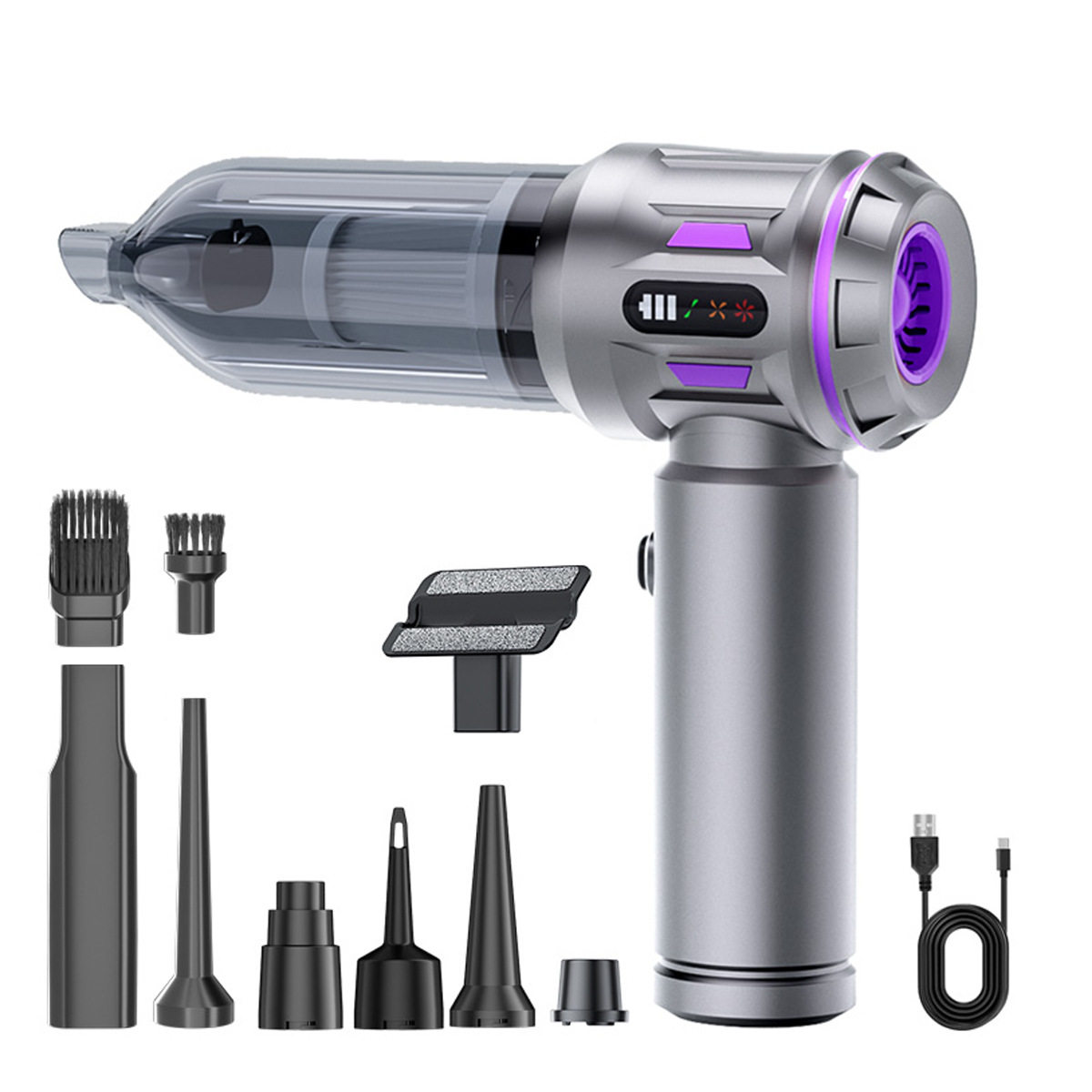 车载吸尘器无线手持大功率吹吸一体小型家用充电便携式吹尘器