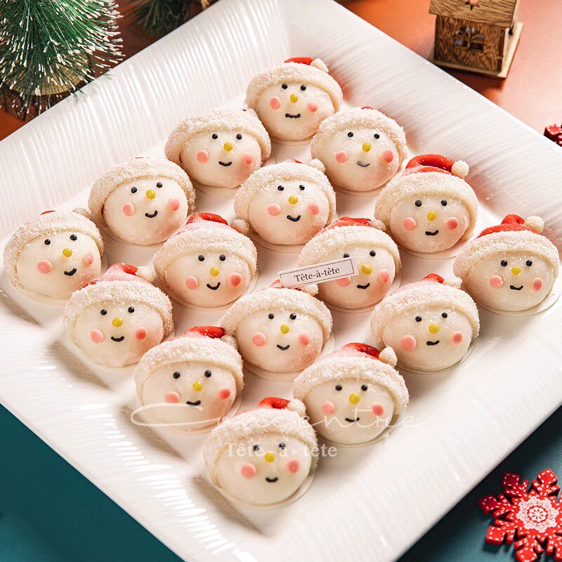 雪人大福蛋糕草莓雪纸杯蛋糕圣诞节平安夜下午茶歇水果纸杯甜品,零食/坚果/特产,生日/节日蛋糕,淘宝优惠券,粉丝福利购,淘宝优惠卷