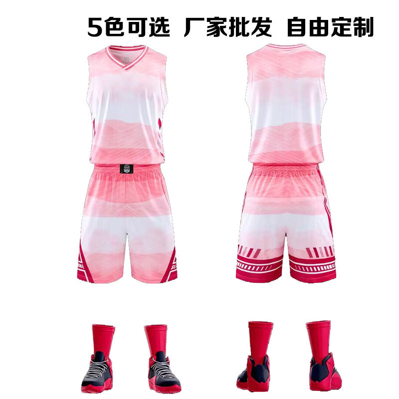 极速夏季运动球衣学生个性训练印字篮球队篮球服套装男女球服