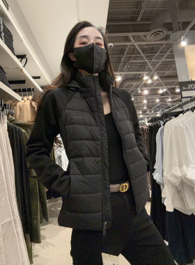 CK女士轻质修身保暖棉服外套