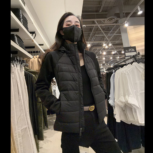 CK女士轻质修身保暖棉服外套