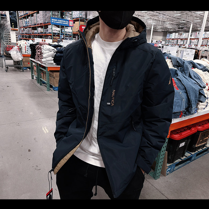 NAUTICA男士防风防雨保暖棉服外