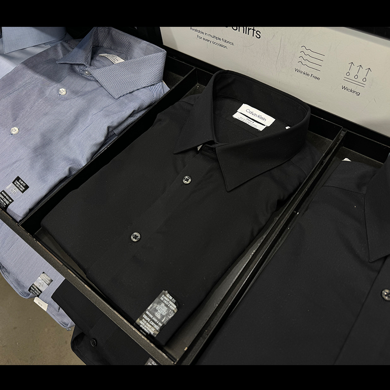 CalvinKlein抗皱长袖衬衫休闲