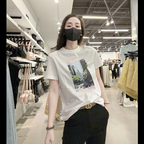 CalvinKlein女士圆领短袖T恤
