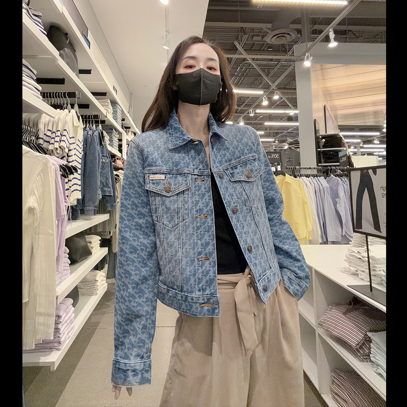 CK女士宽松版牛仔夹克外套