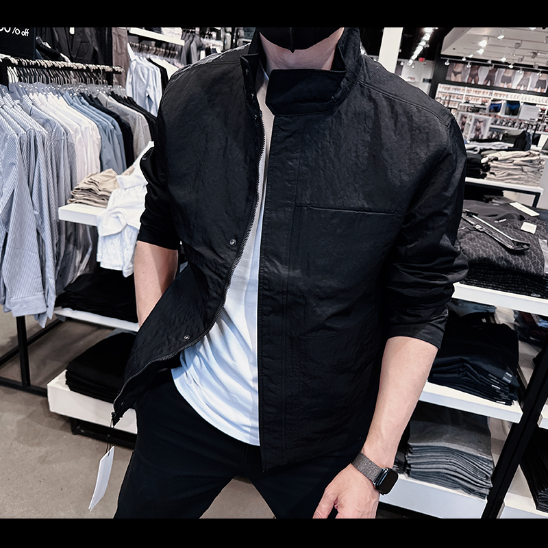 CalvinKlein立领拉链夹克外套