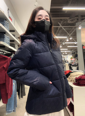 CK女满logo保暖棉服外套