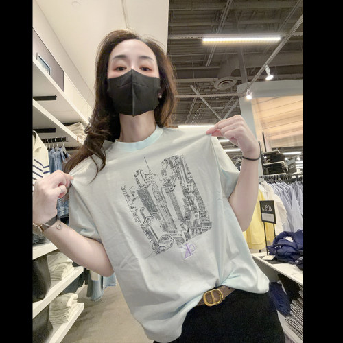CalvinKlein女士圆领短袖T恤