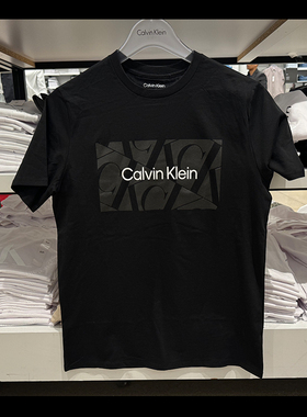 Calvin Klein CK男士夏季新款纯棉圆领短袖T恤休闲时尚潮CM3-94