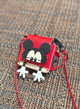 【米奇双肩包成品】原创手工新品ob11包包迷你小包可爱bjd娃包皮