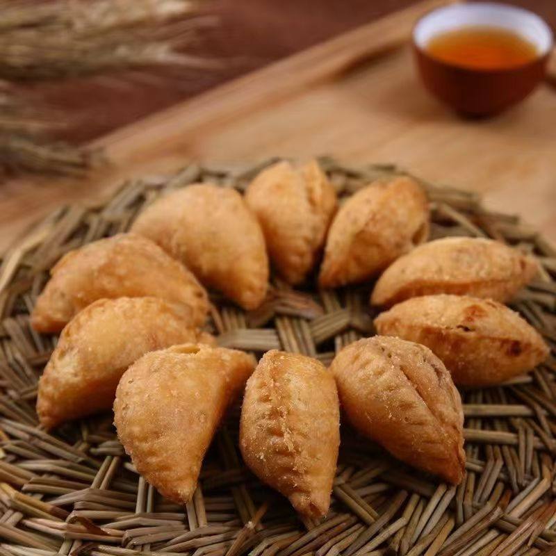 广东汕头特产素食休闲食品酥角油炸油角仔客家油糍新春送礼糕点