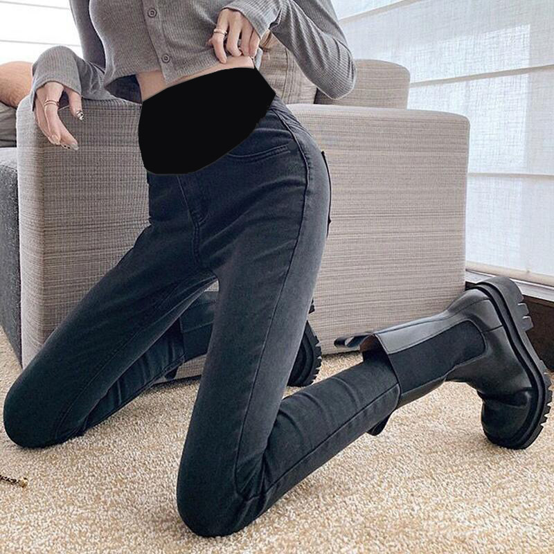孕妇裤子外穿冬季加绒小脚裤20孕妇铅笔裤