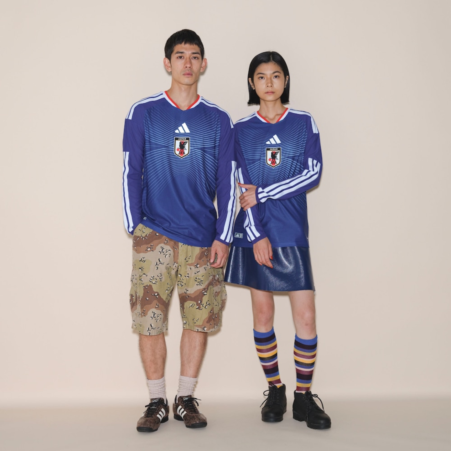 Adidas阿迪达斯26年日本国家队世界杯球衣主场球员版长袖JZ9681